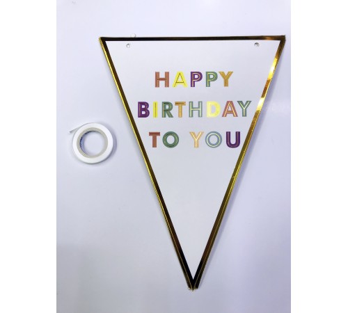Happy Birthday To You Flama Bayrak Süsü Happy Birthday To You Flama Bayrak Süsü
