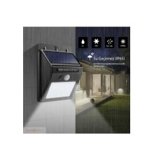 Hareket Sensörlü Solar Dış Mekan Lambası