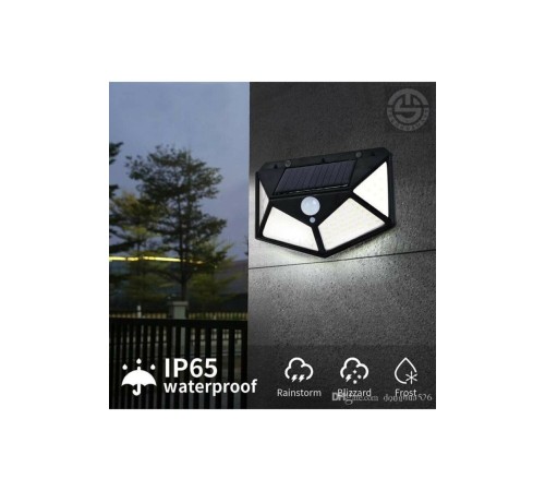 Solar Bahçe Aydınlatma Lambası 100 Led Solar Bahçe Aydınlatma Lambası 100 Led