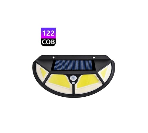 Fonksiyonel Sensörlü 122 Ledli Solar Bahçe Lambası