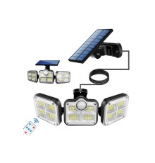 Uzaktan Kumandalı 122 Led Sensörlü Bahçe Lambası