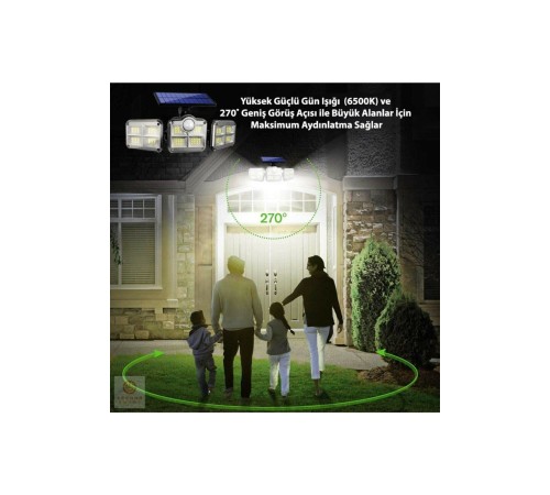 Uzaktan Kumandalı 122 Led Sensörlü Bahçe Lambası Uzaktan Kumandalı 122 Led Sensörlü Bahçe Lambası