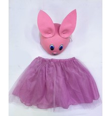 Çocuk Gösteri Kostümü Pembe Tavşan