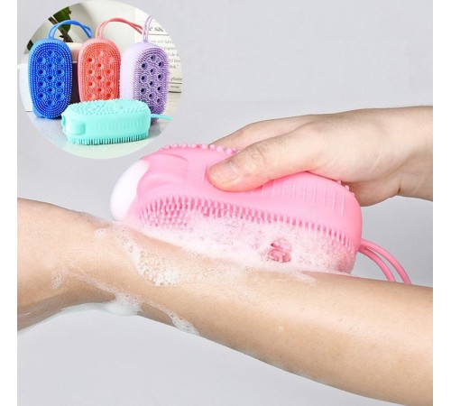 Süngerli Silikon Banyo Kesesi Süngerli Silikon Banyo Kesesi