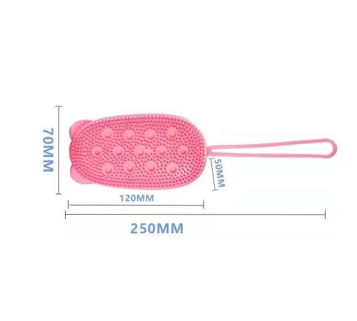 Süngerli Silikon Banyo Kesesi Süngerli Silikon Banyo Kesesi