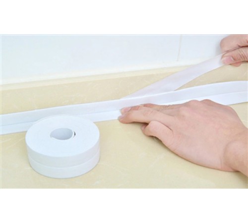 BEYAZ Su Sızdırmaz Lavabo Kenar Bandı (KUTUSUZ)(3.2m) BEYAZ Su Sızdırmaz Lavabo Kenar Bandı (KUTUSUZ)(3.2m)