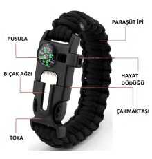 Çok Amaçlı Hayatta Kalma Bilekliği