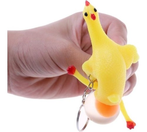 Squishy Yumurtlayan Tavuk Anahtarlık Squishy Yumurtlayan Tavuk Anahtarlık