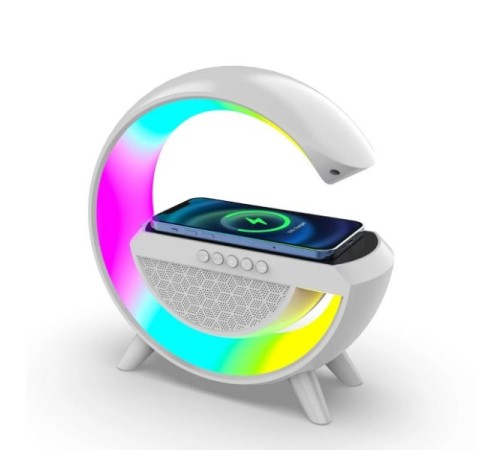 Kablosuz Şarj Standlı RGB Hoparlör Kablosuz Şarj Standlı RGB Hoparlör