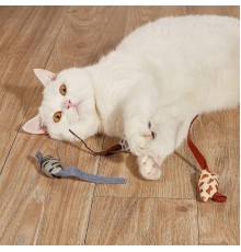 Peluş Fare Kedi Oyuncağı 3 Adet