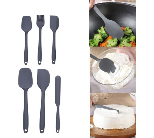 Silikon Spatula ve Fırça Seti Silikon Spatula ve Fırça Seti
