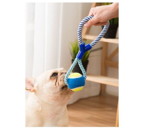 Halatlı Köpek Çiğneme Topu Halatlı Köpek Çiğneme Topu