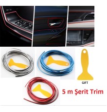 Araba Dekorasyon 5 Metre Şerit Trim