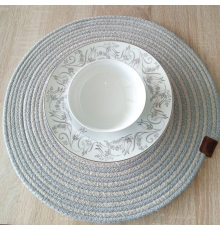 DecoHandy 39cm 2 Renk Jüt Örme Supla Amerikan Servis