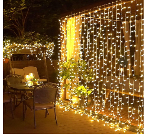 Perde Led Sarı Işık 3 x 3 Perde Led Sarı Işık 3 x 3