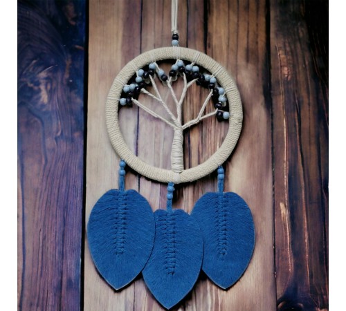 Rüya Kovan Hayat Ağacı Dream Catcher Mavi Rüya Kovan Hayat Ağacı Dream Catcher Mavi