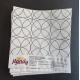 DecoHandy Pvc Duvar Karosu 30x30cm 4'lü Paket - Siyah Daire Geometrik Desen 0,36m2