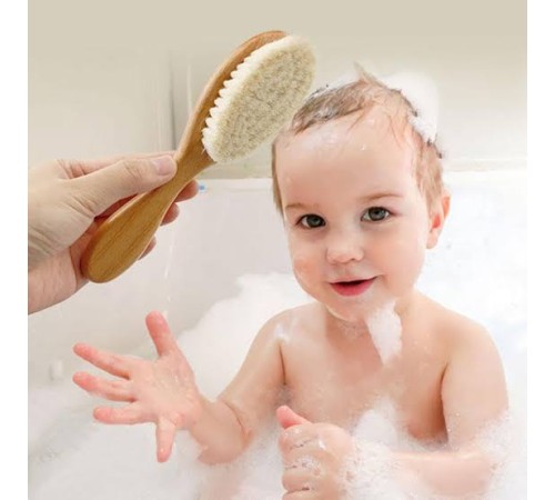 Keçi Kılı Organik Bebek Banyo Tarağı Keçi Kılı Organik Bebek Banyo Tarağı