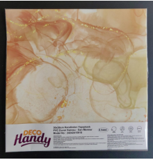 Decohandy 30x30 Cm Pvc Duvar Karosu 4'Lü Paket - Sarı Mermer