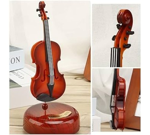 Hareketli Violin Müzik Kutusu Hareketli Violin Müzik Kutusu