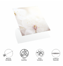 Decohandy 30x30 Cm Pvc Duvar Karosu 4'Lü Paket - Japon Çiçeği