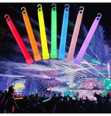 Karanlıkta Yanan Asılabilir ip Aparatlı Glow Stick Lamba Seti 15cm