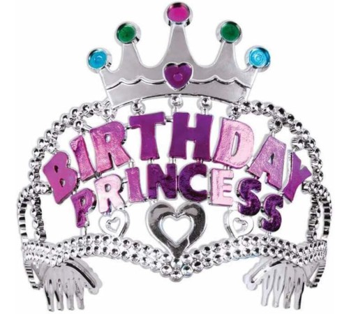 Birthday Prenses Yazılı Çocuk Parti Tacı Birthday Prenses Yazılı Çocuk Parti Tacı