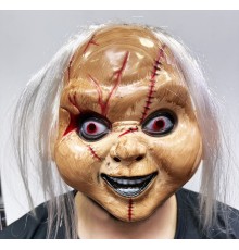 Beyaz Saçlı Chucky Maskesi