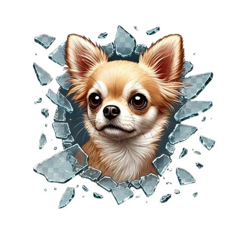 Fulcar Chiuahua Araç Stickerı Fulcar Chiuahua Araç Stickerı