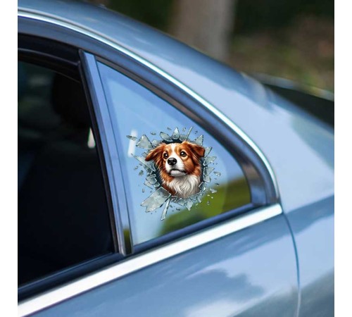 Fulcar Australian Shepherd Araç Stickerı Fulcar Australian Shepherd Araç Stickerı