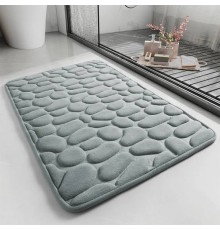 Memory Kaydırmaz Banyo Paspası Gri