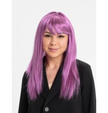 Rose Pembe Düz Kesim Peruk