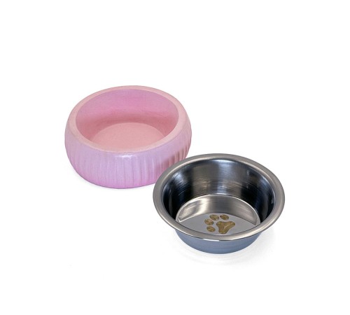 Mikopet Organik Seramik Mama Kabı Pembe Mikopet Organik Seramik Mama Kabı Pembe