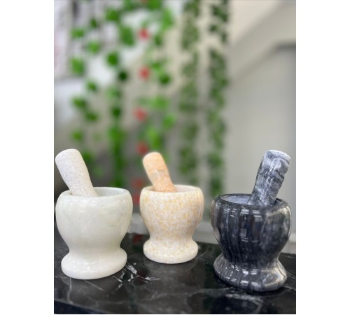 Doğal Cilalı Mermer Havan Doğal Cilalı Mermer Havan