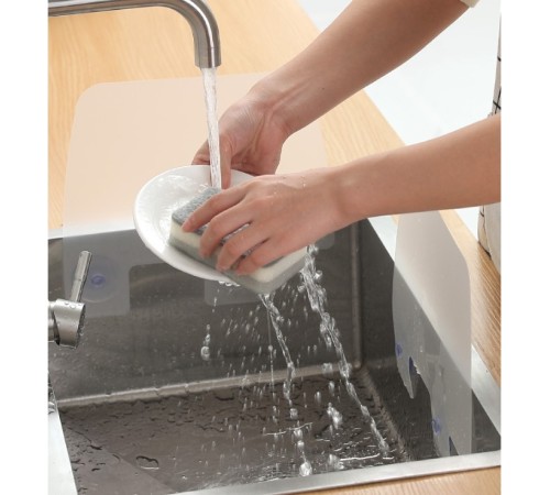 Lavabo ve Ocak Sıçrama Önleyici Vantuzlu Kalkan Lavabo ve Ocak Sıçrama Önleyici Vantuzlu Kalkan