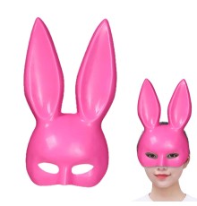 Pembe Renk Ekstra Lüks Uzun Tavşan Maskesi