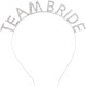 Gümüş Kaplama Kristal Taşlı Team Bride Taç