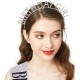 Gümüş Kristal Taşlı Birthday Girl Tacı