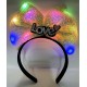Led Işıklı Love Yazılı Fiyonk Taç