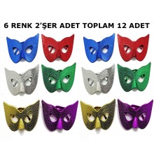 Retro Maskeli Balo Parti Gözlüğü