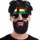 Rasta Peruklu Bob Marley Parti Gözlüğü