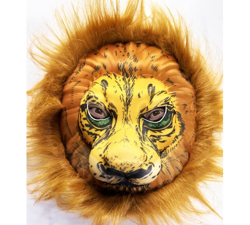 Peluş Aslan Maskesi Kahverengi Yeleli Mega Peluş 33 No Peluş Aslan Maskesi Kahverengi Yeleli Mega Peluş 33 No
