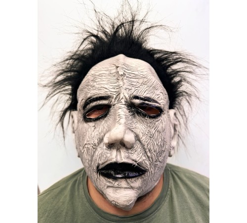 Michael Myers Siyah Saçlı Yüz Maskesi Michael Myers Siyah Saçlı Yüz Maskesi