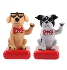 Güneş Enerjili Sallanan Köpek Figürü