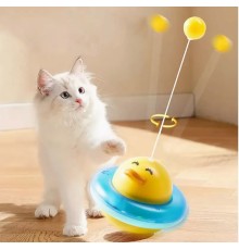 UFO Şekilli Ördek Kedi Oyuncağı