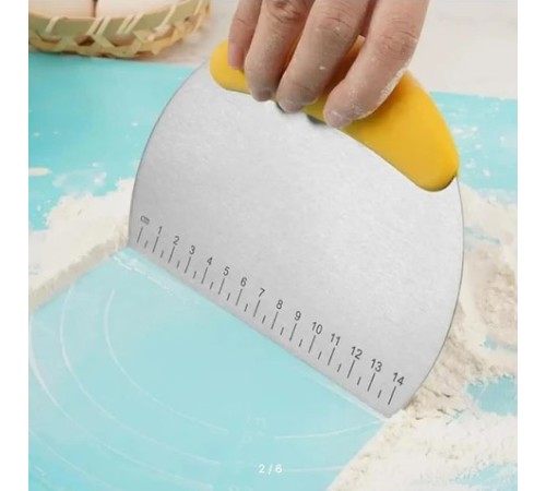 Paslanmaz Çelik Hamur Kesme ve Şekillendirme Spatulası Paslanmaz Çelik Hamur Kesme ve Şekillendirme Spatulası