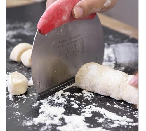 Paslanmaz Çelik Hamur Kesme ve Şekillendirme Spatulası Paslanmaz Çelik Hamur Kesme ve Şekillendirme Spatulası