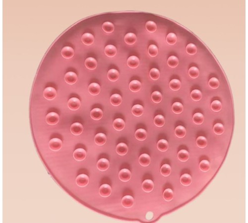 Yuvarlak Vantuzlu Banyo Sırt Kese Matı 26 cm Yuvarlak Vantuzlu Banyo Sırt Kese Matı 26 cm