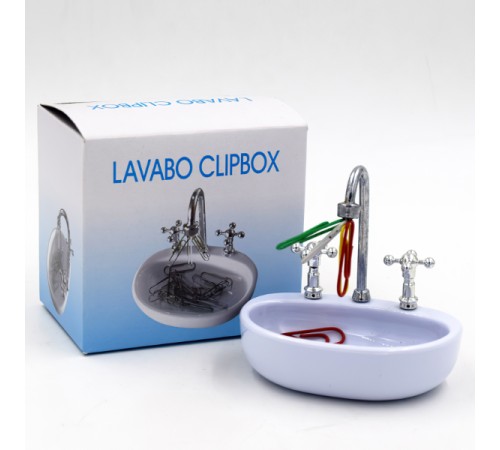 Lavabo Şeklinde Ataç Kutusu Lavabo Şeklinde Ataç Kutusu