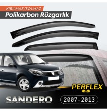 Dacia Sandero 2007-2013 Cam Rüzgarlığı V2 Düz